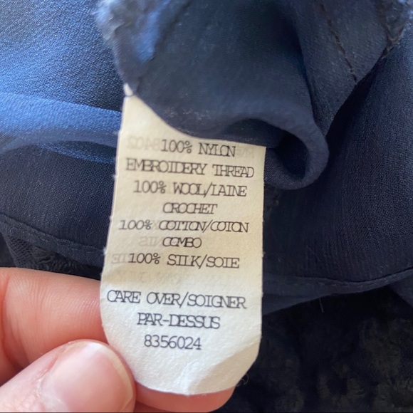 Cynthia Cynthia Steffe Embroidered Blouse - Sz 4 - Picture 8 of 8